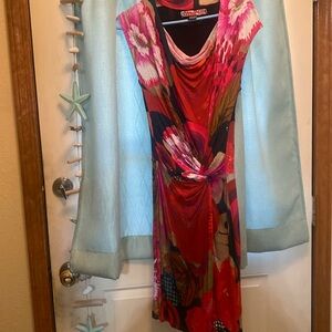 DESIGUAL floral dress medium